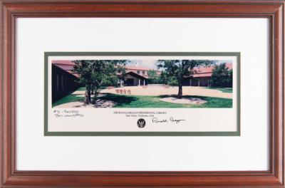 Lot #164 Ronald Reagan Signed Ltd. Ed. Panoramic Photograph - Image 3