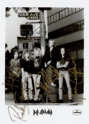 Lot #658 Def Leppard Signed Photograph - Image 1