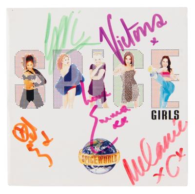 Lot #710 Spice Girls Signed CD Booklet - Spiceworld - Image 1