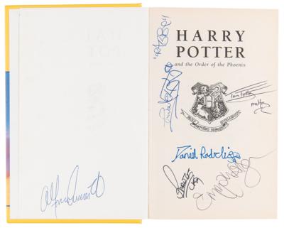 Lot #756 Harry Potter Cast-Signed Book with Radcliffe, Watson, and Grint - Image 4
