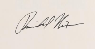 Lot #156 Richard Nixon Signed Book - Real Peace - Image 2