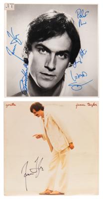 Lot #704 James Taylor (2) Signed Albums - Gorilla and JT - Image 1