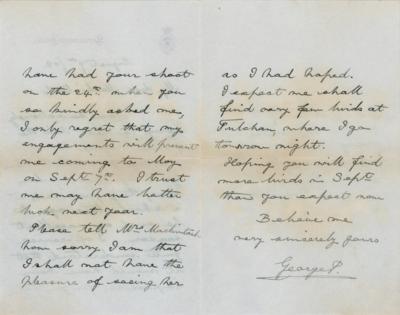 Lot #365 King George V Autograph Letter Signed - Image 2