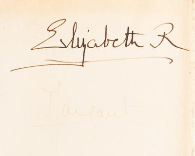 Lot #317 Elizabeth, Queen Mother and Princess Margaret Document Signed (On Behalf of Queen Elizabeth II) - Image 2