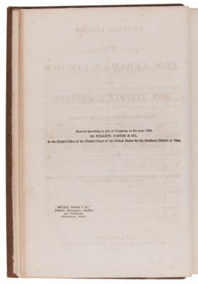 Lot #141 Lincoln-Douglas Debates (First Edition, Early Issue, 1860) - Image 3