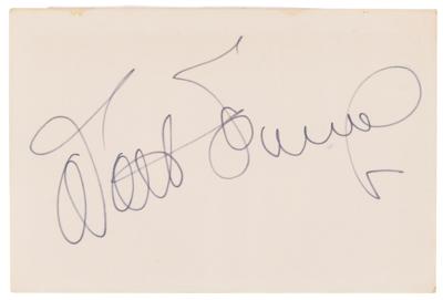 Lot #566 Walt Disney Signature - Obtained at the Beverly Hilton Hotel circa 1965-66 - Image 1
