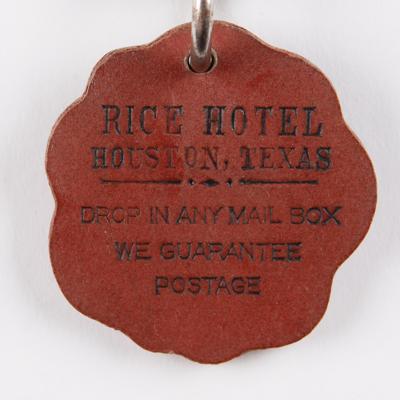 Lot #206 Kennedy Assassination: Vice President Lyndon B. Johnson's 'Gold Suite' Key from the Rice Hotel in Houston, Texas - Image 4