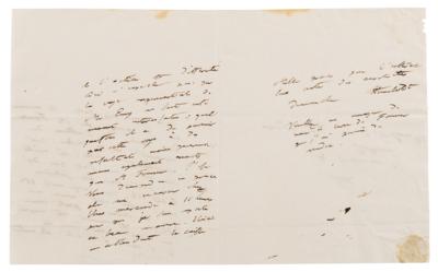 Lot #259 Alexander von Humboldt Autograph Letter Signed with Geological Sketches - Image 2