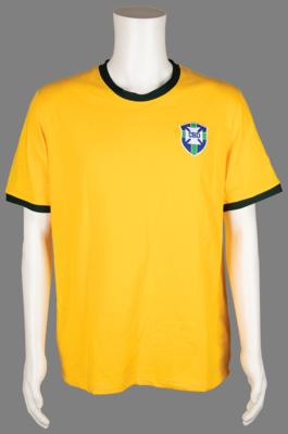 Lot #822 Pele Signed Soccer Jersey - Image 3