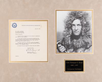 Lot #284 Richard E. Byrd Typed Letter Signed - Image 1