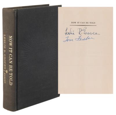 Lot #493 Manhattan Project: Leslie Groves and Tom Ferebee Signed Book - Now It Can Be Told - Image 1