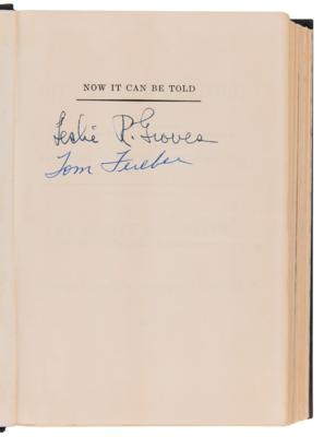 Lot #493 Manhattan Project: Leslie Groves and Tom Ferebee Signed Book - Now It Can Be Told - Image 4
