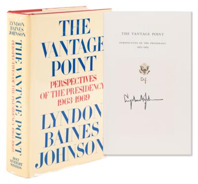 Lot #130 Lyndon B. Johnson Signed Book - The Vantage Point: Perspectives of the Presidency, 1963-1969 - Image 1