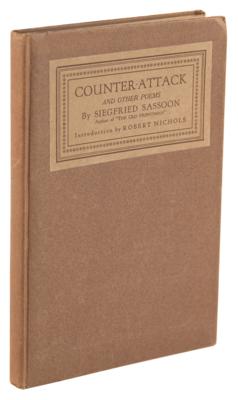 Lot #609 Siegfried Sassoon Signed Book - Counter-Attack and Other Poems - Image 3