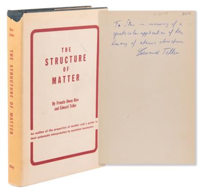 Lot #447 Edward Teller Signed Book - The Structure of Matter - Image 1