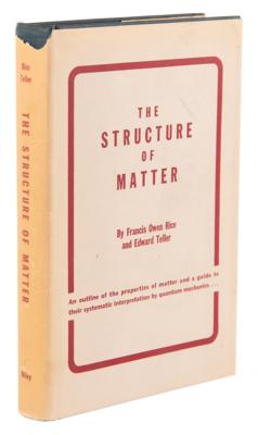 Lot #447 Edward Teller Signed Book - The Structure of Matter - Image 3
