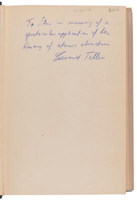 Lot #447 Edward Teller Signed Book - The Structure of Matter - Image 4