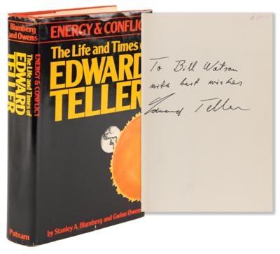 Lot #448 Edward Teller Signed Book - Energy & Conflict: The Life and Times of Edward Teller - Image 1