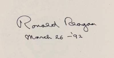 Lot #165 Ronald Reagan Signed Book - Speaking My Mind - Image 2