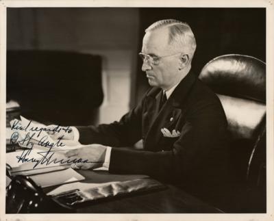 Lot #189 Harry S. Truman Signed Photograph