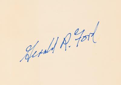 Lot #103 Gerald Ford Signed Book - Warren Commission Report - Image 2