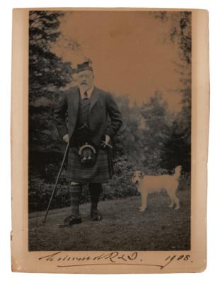 Lot #360 King Edward VII Signed Photograph with