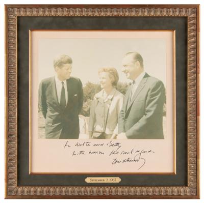 Lot #51 John F. Kennedy Signed Photograph as President - Presented to Walter Cronkite on September 2, 1963 - Image 2