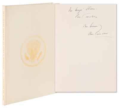 Lot #47 John F. Kennedy Inaugural Address Book (Privately Printed) Signed as President - Presented to the Chief of White House Police - Image 1