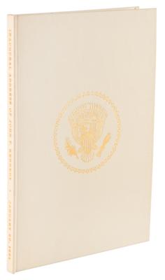 Lot #47 John F. Kennedy Inaugural Address Book (Privately Printed) Signed as President - Presented to the Chief of White House Police - Image 3