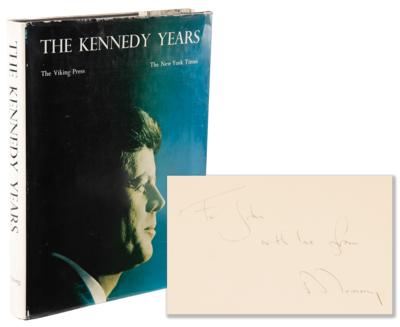 Lot #36 "With love from, Mummy" - Jacqueline Kennedy Signed 'The Kennedy Years' Book, Given to John-John in 1964 - Image 1