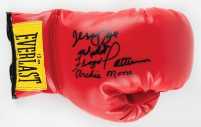 Lot #812 Boxing Legends: Walcott, Patterson, and Moore Signed Boxing Glove - Image 1