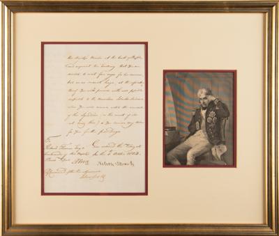Lot #482 Horatio Nelson Letter Signed Onboard the
