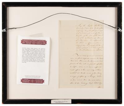 Lot #482 Horatio Nelson Letter Signed Onboard the HMS Victory, Sending Secret Dispatches to Naples: "Throw overboard into the sea in case of your being in danger of capture by an Enemy" - Image 3