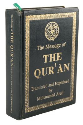 Lot #376 Nelson Mandela Signed Book - The Message of The Qur'an - Image 3