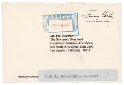 Lot #56 Jimmy Carter Autograph Letter Signed to Paul Newman, Sending Thanks for a Donation to the Carter Center - Image 2