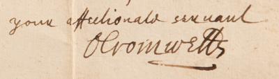 Lot #229 Oliver Cromwell Autograph Letter Signed on the Marriage of His Son, Richard Cromwell - Image 3