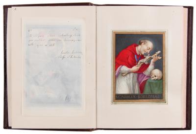 Lot #235 Marie Antoinette and Sisters Signed Hand-Painted Devotional Miniature Book - Image 3