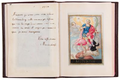 Lot #235 Marie Antoinette and Sisters Signed Hand-Painted Devotional Miniature Book - Image 8