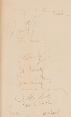 Lot #53 John F. Kennedy and Family Multi-Signed (11) Book with JFK, RFK and Ted - The Remarkable Kennedys - Image 2
