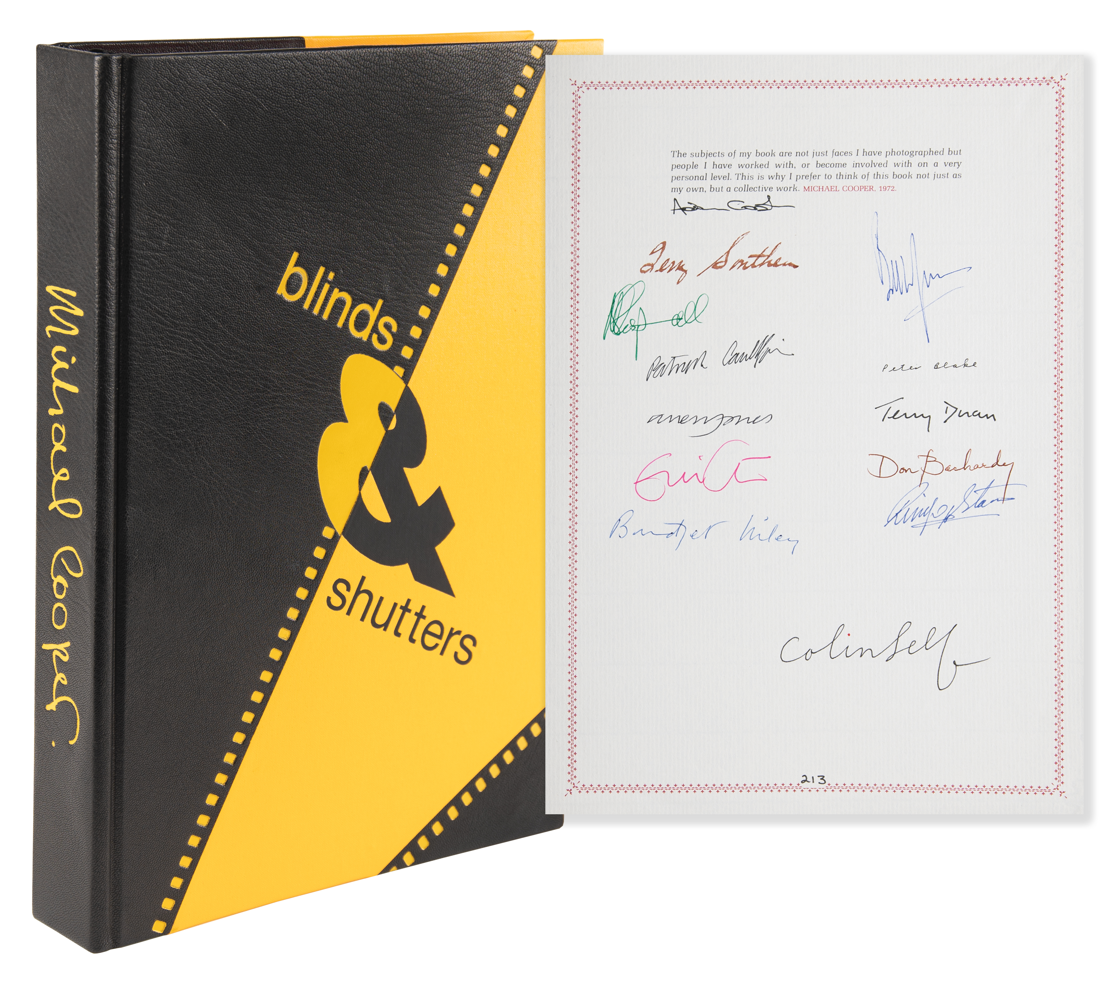 Lot #5149 Eric Clapton, Ringo Starr, Bill Wyman, and Others Signed Ltd. Ed. Book - Blinds & Shutters - Image 1