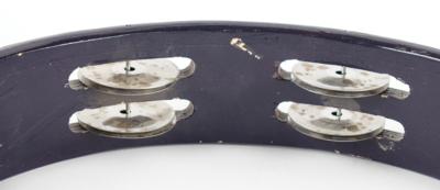 Lot #5264 Prince and the NPG 'Puple Rain' Tambourine Used During 'Nude Tour' Rehearsals - Image 5
