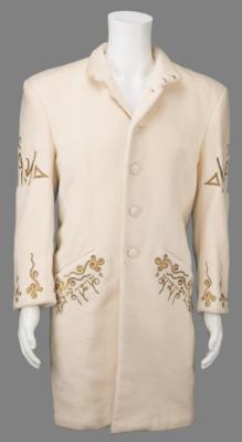 Lot #5288 Prince's Custom-Made White Mandala Coat - Image 1