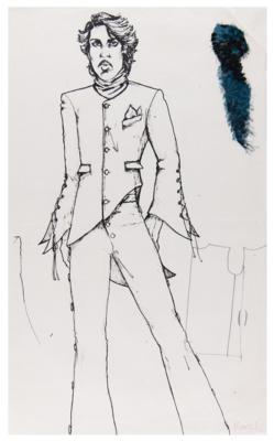 Lot #5321 Prince: The Revolution Band Members (4) Outfit Concepts with Swatches - Image 5