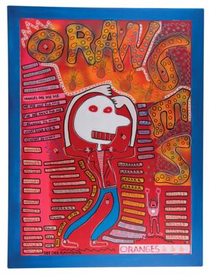 Lot #5200 Dee Dee Ramone Large Original Painting -