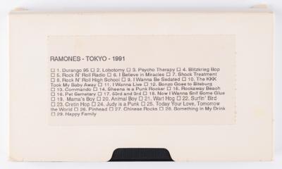 Lot #5219 Ramones RARE Bootleg VHS Tape -'Ramones