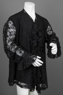 Lot #5256 Prince's Stage-Worn Black Lace Shirt from the New Power Soul Tour - Image 3
