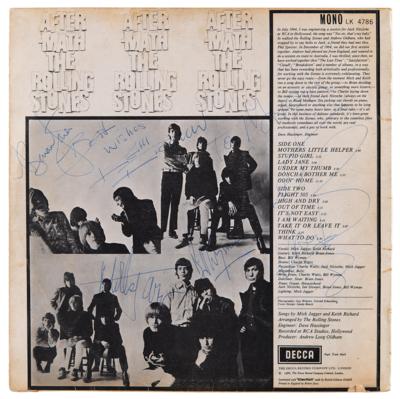 Lot #5081 Rolling Stones Rare Fully Signed Album -