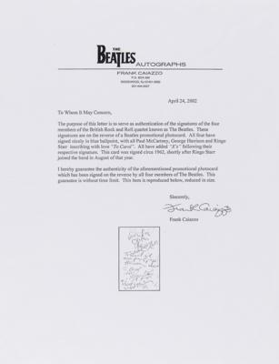 Lot #5008 Beatles Early Signatures (c. 1962) - Image 3