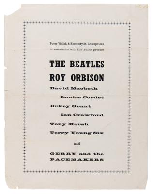 Lot #5006 Beatles Signed Program Page (June 9, 1963) - Obtained at King George’s Hall in Blackburn, Lancashire - Image 2