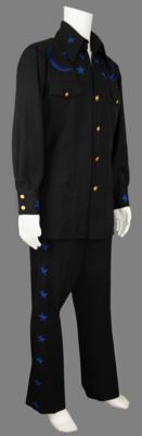 Lot #5134 Johnny Cash's Custom-Made Blue Star Outfit by Nudie's Rodeo Tailors - Image 3